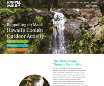 Rappelmaui.com(Things to do in Maui) Screenshot
