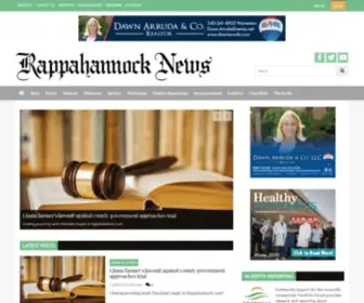 Rappnews.com(Rappahannock news) Screenshot