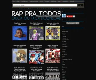 Rappratodos.com.br(Rap Pra Todos) Screenshot