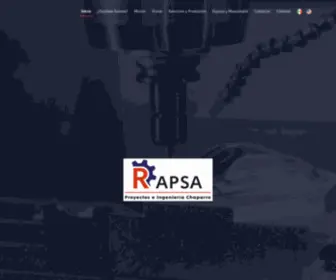 Rapsa.com.mx(Proyectos e Ingeniería Chaparro) Screenshot