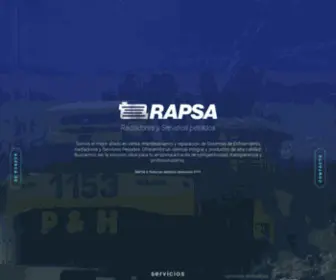 Rapsaradiadores.com(Radiadores y Servicios Pesados en Monterrey) Screenshot