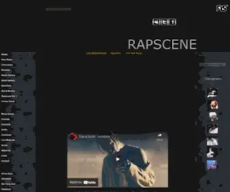 Rapscene.com(RAP SCENE) Screenshot