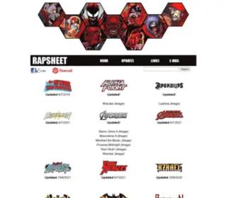 Rapsheet.co.uk(Avengers) Screenshot