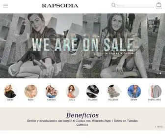 Rapsodia.cl(Rapsodia Chile) Screenshot