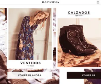 Rapsodiastore.com.ar(Ropa de Mujer) Screenshot