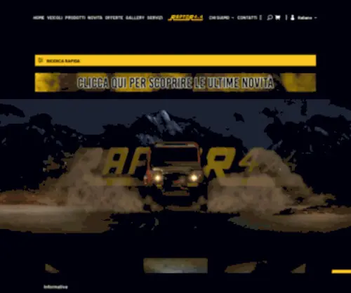Raptor4X4.it(RAPTOR 4X4) Screenshot