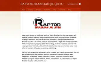 Raptorbjjatx.com(RAPTOR BRAZILIAN JIU) Screenshot