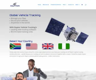 Raptortracking.com(Raptor Vehicle Tracking) Screenshot