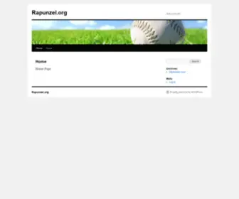 Rapunzel.org(Just a test site) Screenshot