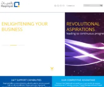 RaqMiyat.com(Digital Transformation Simplifier with Smart Solutions) Screenshot