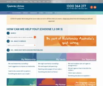 Raq.org.au(Relationships Australia Queensland) Screenshot