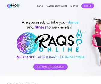 RaqSonline.com(Raqs Online) Screenshot