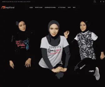 RaqTive.com(The Most Versatile Sports Hijab for the Active Muslimah) Screenshot