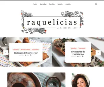 Raquelicias.com.br(Raquelícias por Raquel Arellano) Screenshot