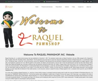 Raquelpawnshop.com(RAQUEL PAWNSHOP) Screenshot