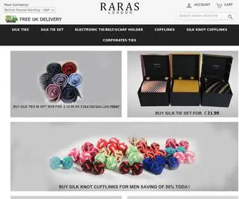 Raraslondon.com(Raras London) Screenshot