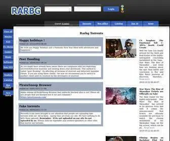 Rarbgget.org(RARBG Rarbg Index page) Screenshot