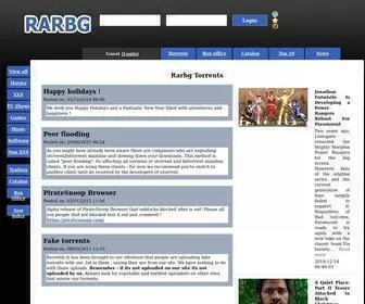 Rarbggo.org(RARBG Rarbg Index page) Screenshot