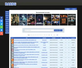 Rarbgproxy.to(RARBG Proxy) Screenshot