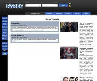 Rarbgtor.org(RARBG Rarbg Index page) Screenshot