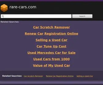 Rare-Cars.com(Rare Cars) Screenshot