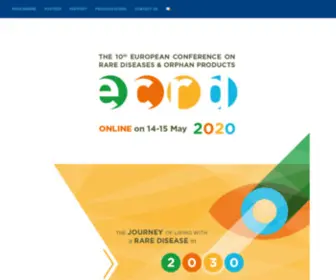 Rare-Diseases.eu(European conference on rare diseases) Screenshot