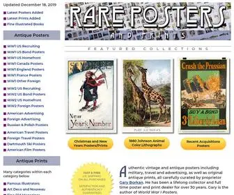 Rare-Posters.com Screenshot