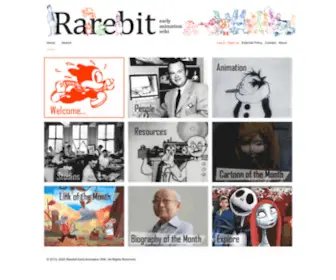 Rarebit.org(Rarebit Early Animation Wiki) Screenshot