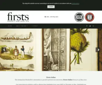 Rarebookfairlondon.com(Firsts) Screenshot