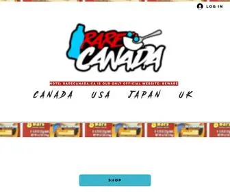 Rarecanada.ca(RareCanada Exotic Soda) Screenshot