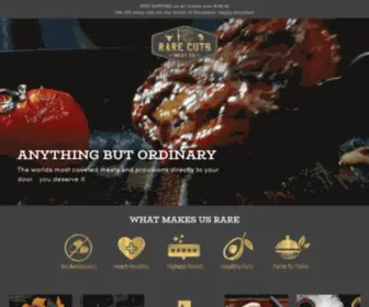 Rarecutsmeat.com(Rare Cuts Meat Co) Screenshot