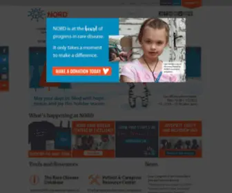 Rarediseases.org(NORD (National Organization for Rare Disorders)) Screenshot