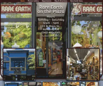 Rareearthstore.com(Rare Earth Ashland) Screenshot