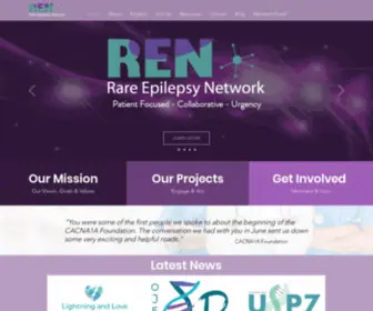 Rareepilepsynetwork.org(REN) Screenshot