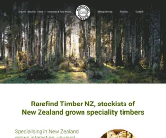 Rarefind.co.nz(Rarefind Timbers NZ Ltd) Screenshot