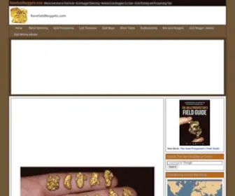 Raregoldnuggets.com(Raregoldnuggets) Screenshot