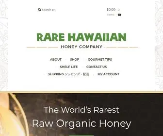Rarehawaiianhoney.com(Honey Company) Screenshot