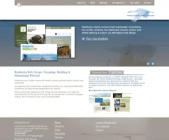 Rareheron.com(Portland Oregon Web Designer Rareheron Web Design) Screenshot