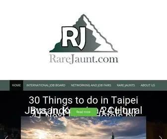 Rarejaunt.com(The Road Less Traveled) Screenshot