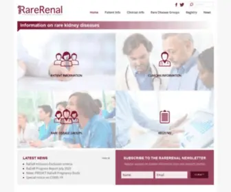 Rarerenal.org(Rare Renal) Screenshot