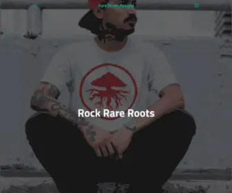 Rarerootsapparel.com(Create an Ecommerce Website and Sell Online) Screenshot