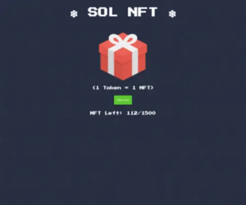 Raresolmints.com(SOL NFT) Screenshot