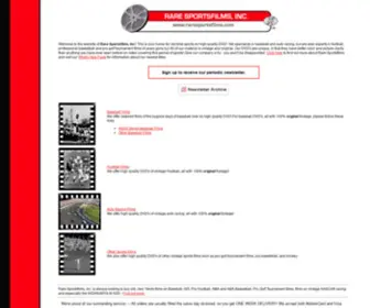 Raresportsfilms.com(Rare Sports Films) Screenshot