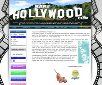 Rarevideo.com(Rare Hollywood) Screenshot