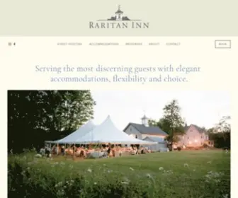 Raritaninn.com(The Raritan Inn B&B) Screenshot