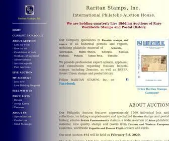 Raritanstamps.com Screenshot