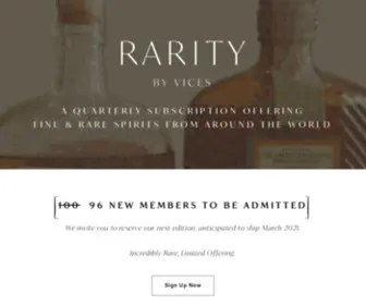 Rarityclub.com(Robb Vices Rarities) Screenshot