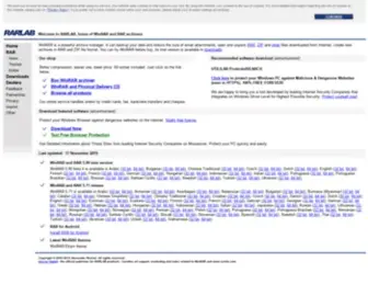 Rarlabs.com(WinRAR archiver) Screenshot