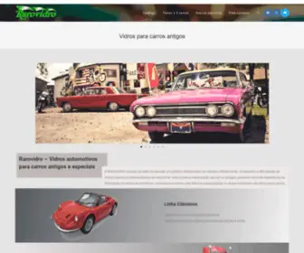 Rarovidro.com.br(Vidros para carros antigos) Screenshot