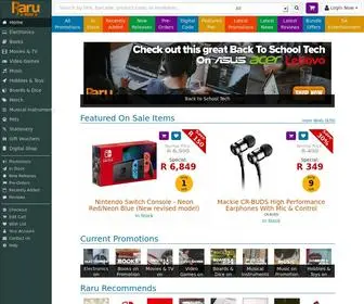 Raru.co.za(Raru Notice) Screenshot